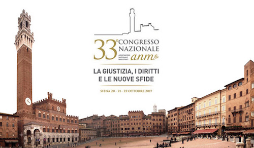 Congresso Nazionale Magistrati 2017 Siena